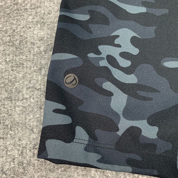 CRZ Yoga Short Womens S Small Black Camo Mid Rise Drawcord Wicking Pockets - Picture 9 of 11